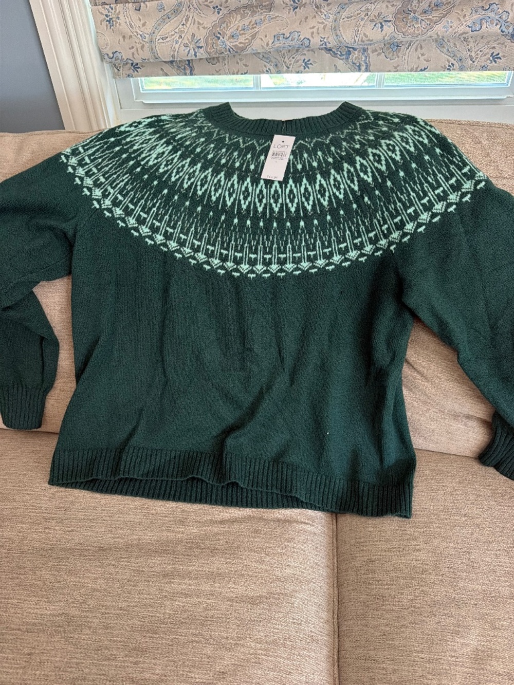 Festive lightweight cowl neck sweater